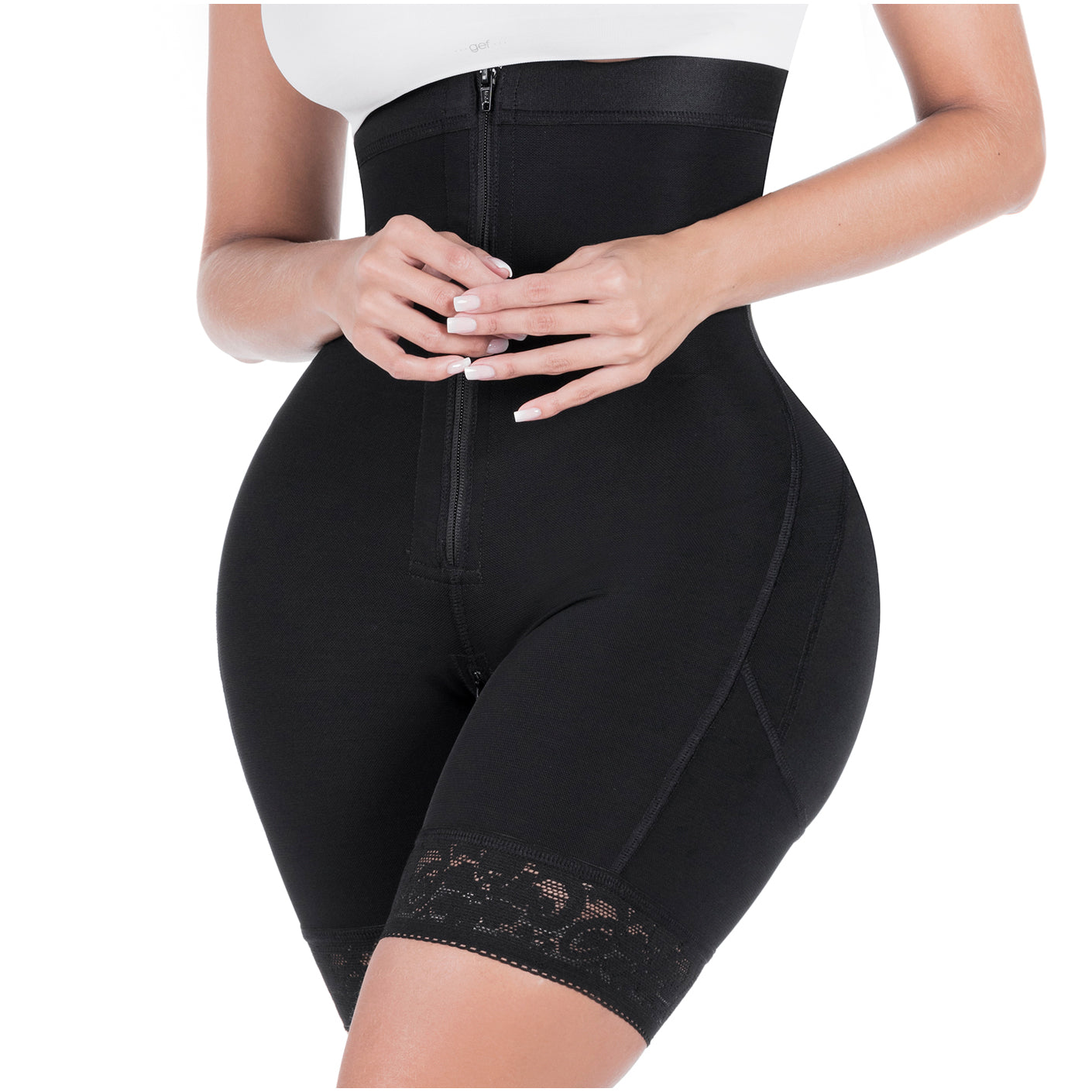 SONRYSE 073ZF High Waisted Shapewear Shorts | Daily Use Butt Lifting Garment