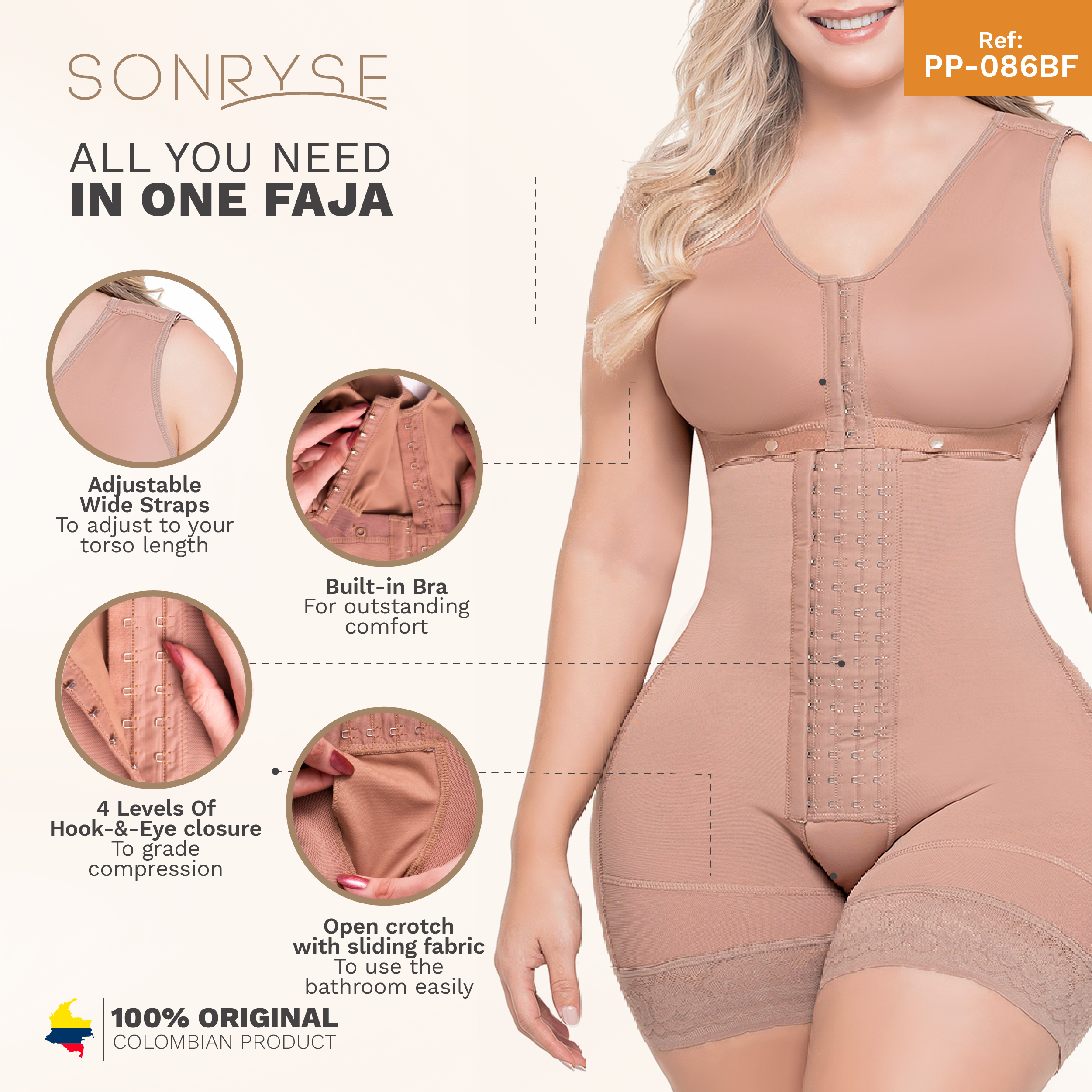 Dress Nightout Shapewear Bodysuit | Stage 2 | Postpartum | Post Surgery