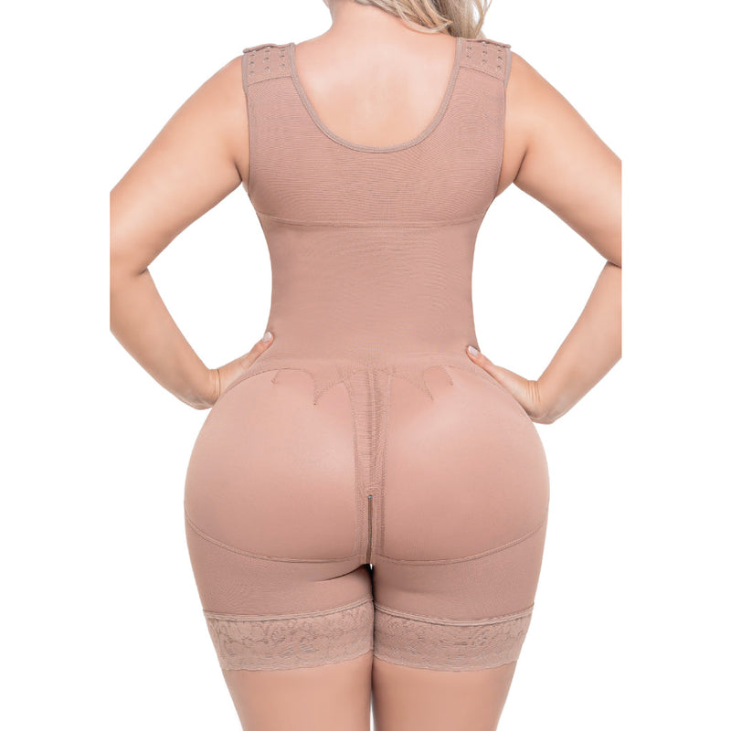 Medium Compression Mid-Thigh Body Shaper Fajas Sonryse 211BF