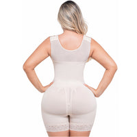 Medium Compression Mid-Thigh Body Shaper Fajas Sonryse 211BF