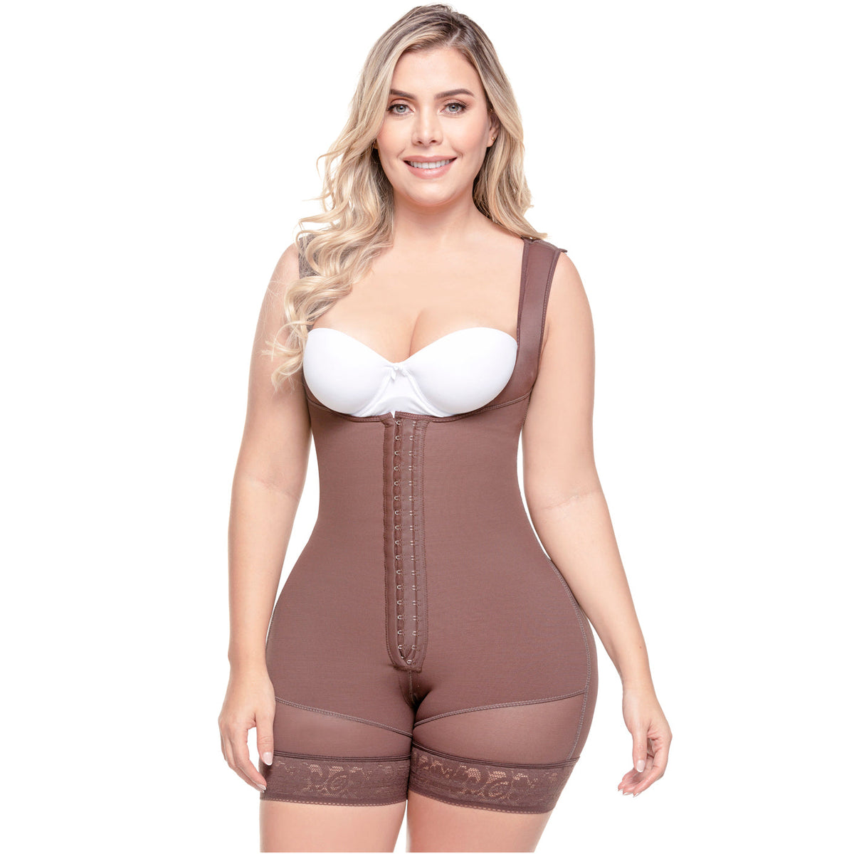 Compresión Media Medio-Muslo Body Shaper Fajas Sonryse 211BF