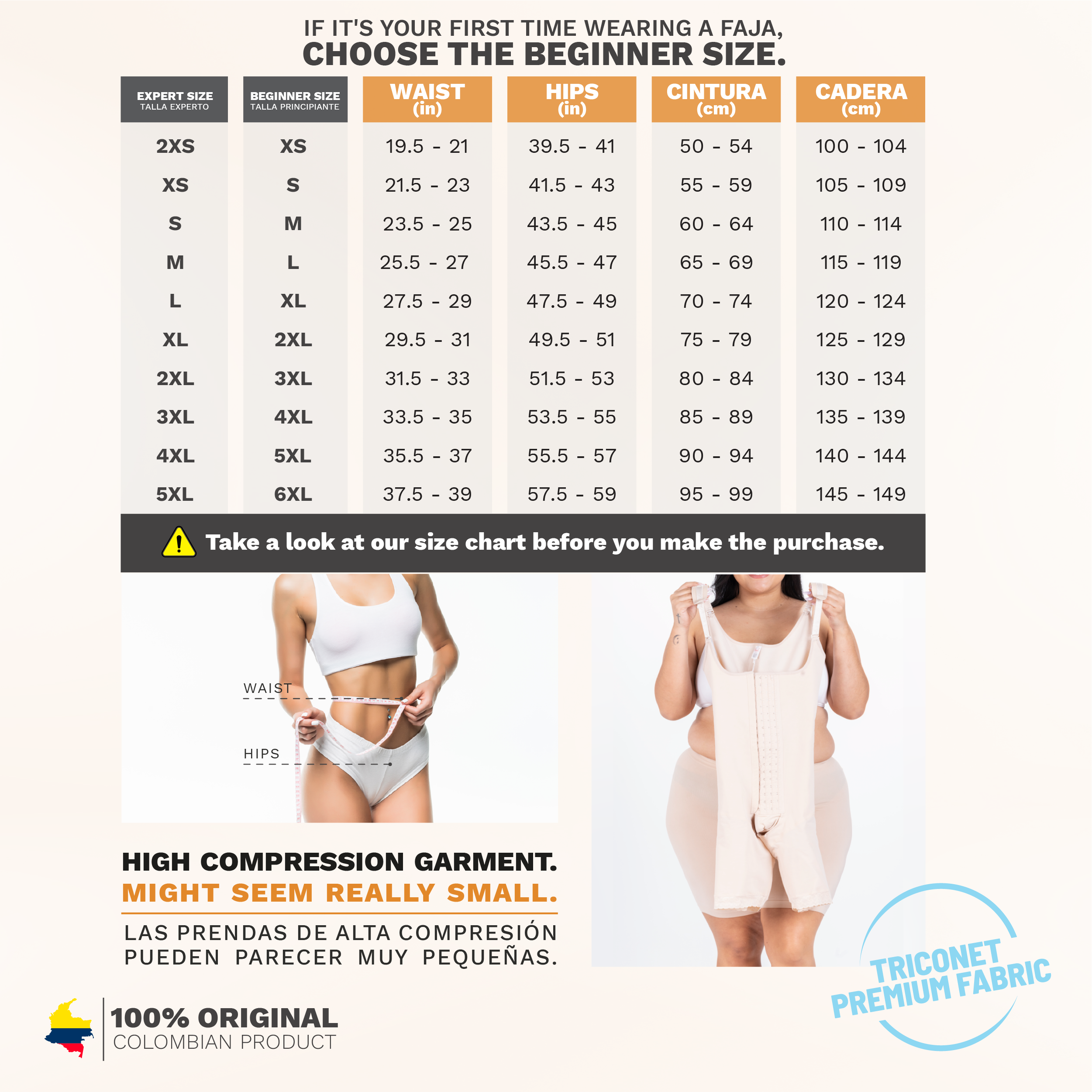 SONRYSE TR211Body de busto abierto | Moldeadores de cuerpo posquirúrgicos | Faja Etapa 1