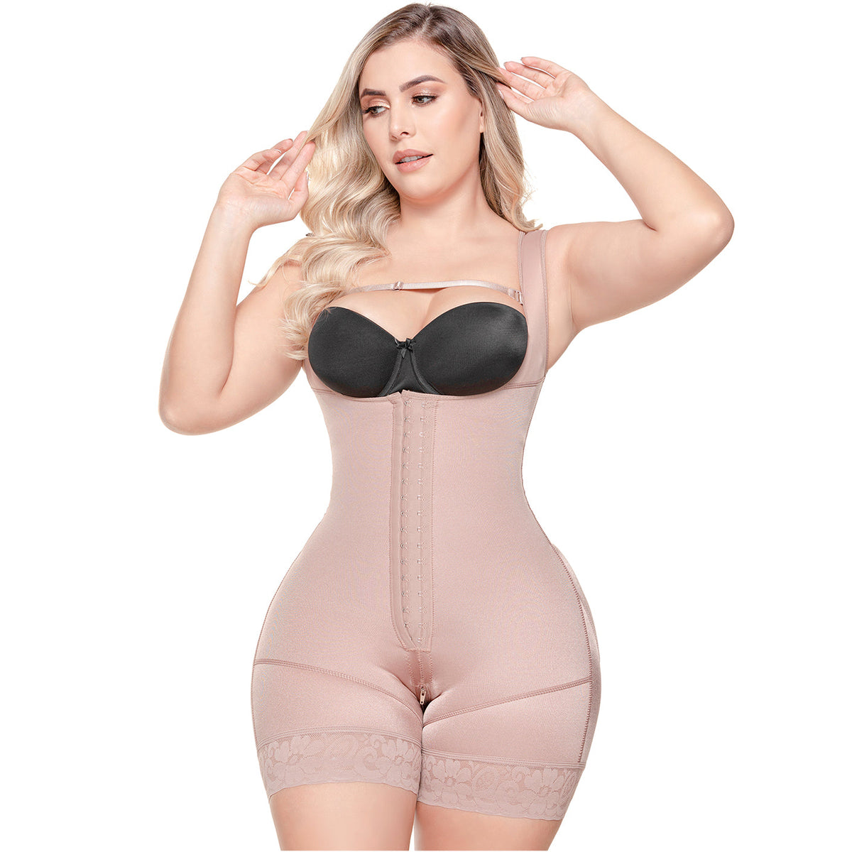 SONRYSE TR211Body de busto abierto | Moldeadores de cuerpo posquirúrgicos | Faja Etapa 1
