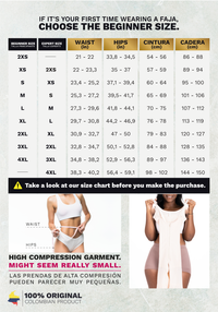 Bling Shapers 099ZF |  Bum Lift Tummy Control Mid Thigh Shapewear Faja Curvy Wide Hips Small Waist