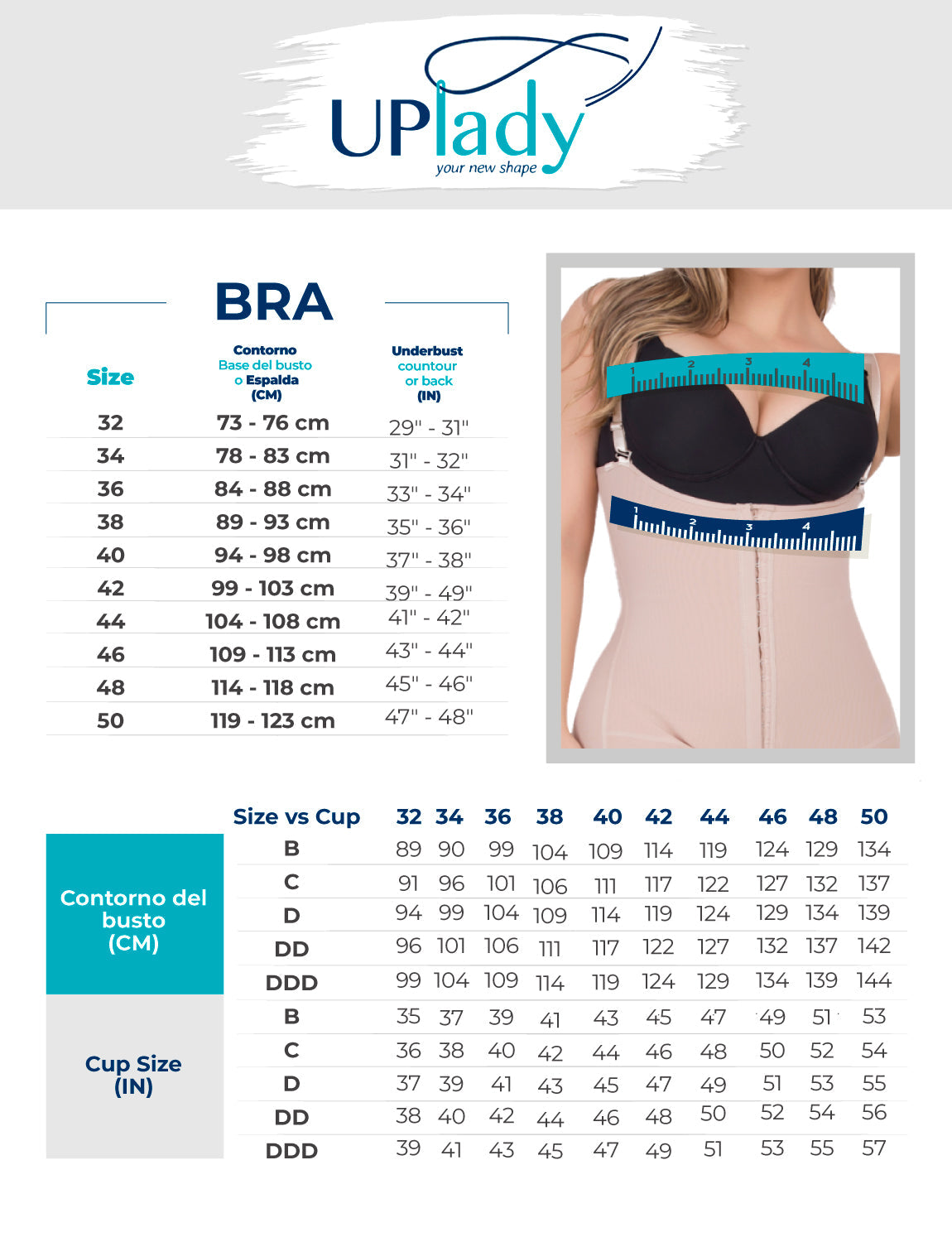 Firm Control Strapless Bra for Women UpLady 8034