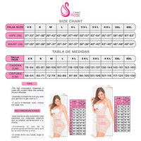 Fajas Salome 0412 | Strapless Butt Lifting Shapewear Girdle for Dresses | Daily Use Body Shaper - Pal Negocio