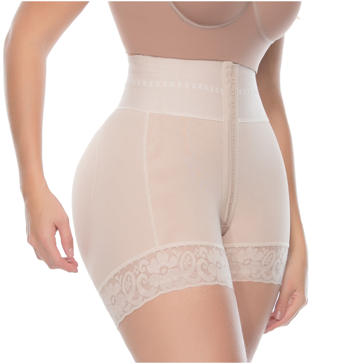 Butt Lifter Tummy Control High Waisted Mid Thigh Shaper Shorts UpLady 6198