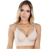 Extra Firm High Compression Full Cup Push Up Bra UpLady 8532