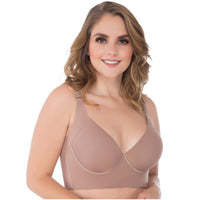 Extra Firm High Compression Full Cup Push Up Bra UpLady 8532